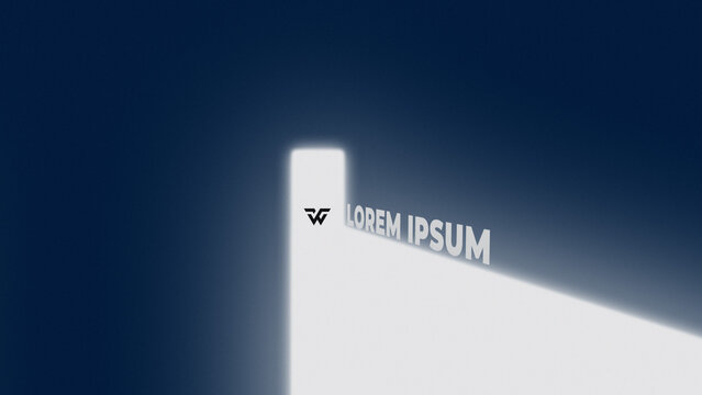 Opening Door Elegant Logo Reveal Animation Wide &ndash; Clean Professional Brand Intro Template