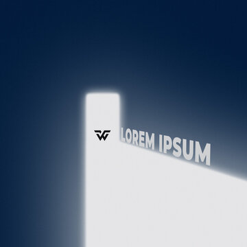Opening Door Elegant Logo Reveal Animation Square &ndash; Stylish Format for Social Media and Branding