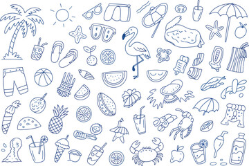  Elegant Blue Floral & Geometric Pattern: Seamless Texture for Design Projects