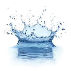 Invigorating water splash with crown effect is perfect for product promotion and creative projects