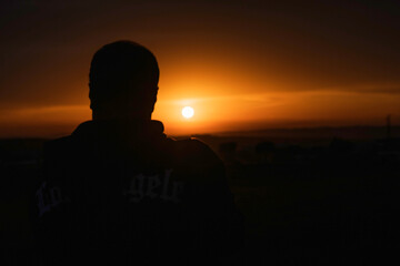 silhouette of a man © AlbaMara