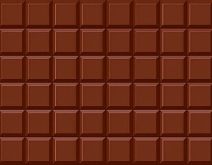 Naklejka premium Dark chocolate bar squares