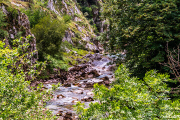 Rio Cares en Bulnes, Picos de Europa.