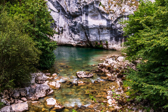 Rio Cares en Bulnes, Picos de Europa.
