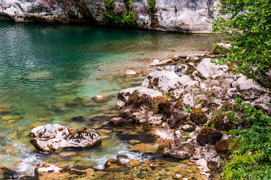 Rio Cares en Bulnes, Picos de Europa.