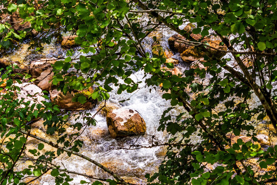 Rio Cares en Bulnes, Picos de Europa.