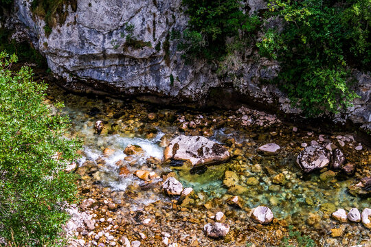 Rio Cares en Bulnes, Picos de Europa.