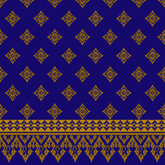 Seamless pattern with golden ornament.