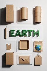 Sustainable Paper Packaging Solutions with Earth Motif