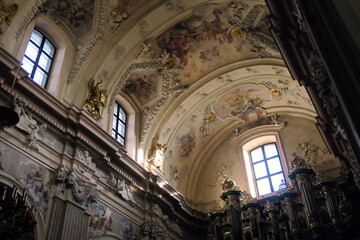 Kraków, Poland. St. Anne's Church (Polish : Kolegiata św. Anny) is a church in the Old Town and one of the country's leading examples of Baroque architecture.