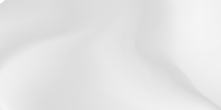 Smooth elegant white silk vector or satin luxury cloth texture background. White gray satin texture that is white silver fabric silk background. Soft shiny creased satin fabric folding texture. Vector