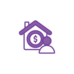 Real Estate Broker Icon, 