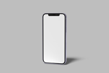 Realistic Phone 12 Blank Mockup with shadow