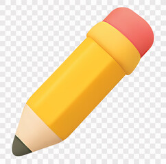 Office Supplies Vector Icon Set | 3D icon set | Pencil