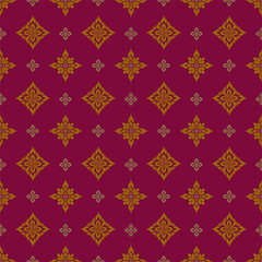 Seamless damask pattern with intricate floral and ornamental motifs, Perfect for creating continuous backgrounds for luxury wallpapers, textiles, and upholstery.