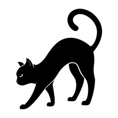 black cat silhouette