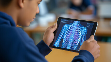 Interactive 3D Model of the Human Body for Student Learning