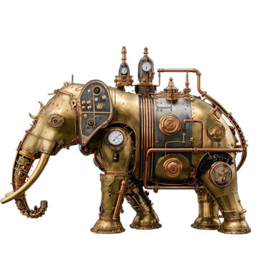 Majestic Steampunk Elephant