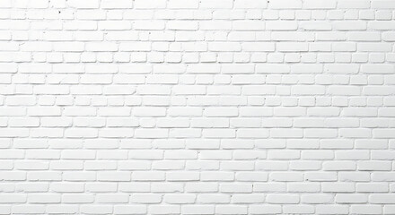 Photo of white brick wall texture background with old pattern