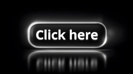 Sophisticated Digital Artwork Showcasing a 'Click Here' Inscription Style Button for Responsive Website UI/UX and Effective Call-to-Action