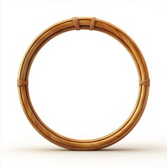 A circular wooden frame made from light-toned wood, suitable for crafts or wall decor