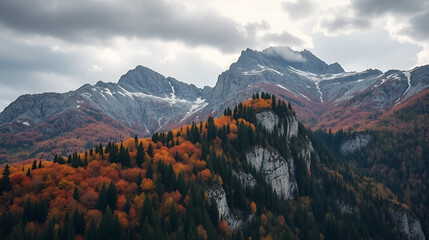Accursed mountains in autumn, Montenegro