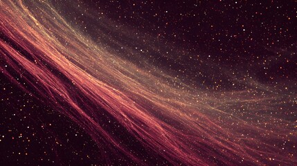 Fototapeta premium Abstract space background with streaks of light and stars.