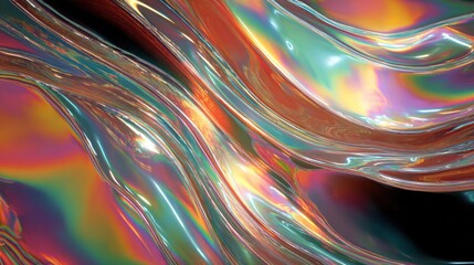 Holographic Liquid Abstract Background