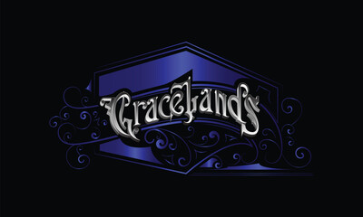 GRACELANDS lettering custom style design