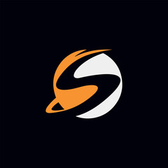 letters s text logo design vector