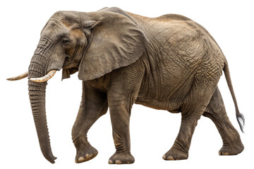 Fototapeta premium elephant isolated on transparent background