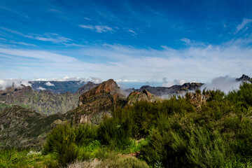 Stunning Mountain Ridge of Pico do Arieiro, Madeira