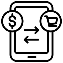 Mobile Transfer Icon