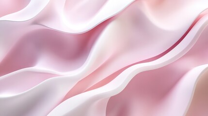 Soft Petal Fantasy: A delicate dance of colors, evoking the velvety embrace of petal waves in shades of rose and pearl, rendered in a mesmerizing flow. 