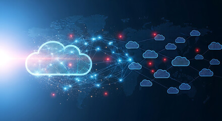 Cloud Network Connectivity Illustration