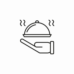 room service icon sign vector