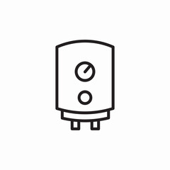 icon vector  water heater 