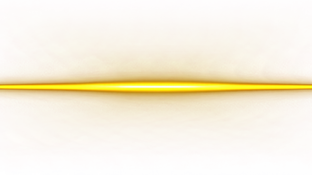 yellow neon straight long line shining isolated on black background