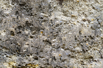 Diverse texture of earth with stones and sand creating beautiful background