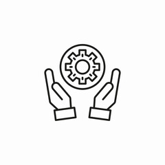 service care support icon sign vector