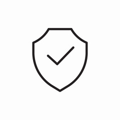icon vector  sheild checkmark  