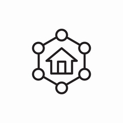 icon vector neighbourhood house