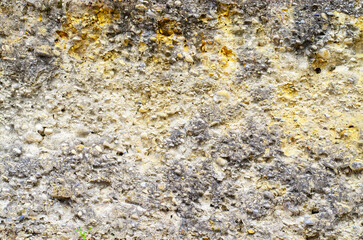 rough texture of stone and sand wall creating unique natural background