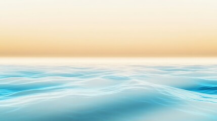 Stylized ocean wave scene peaceful seascape abstract