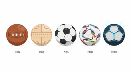 Evolution of soccer balls