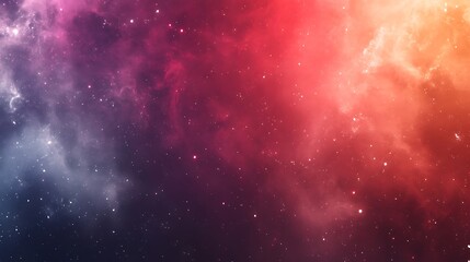 Colorful nebula cloudscape star clusters galaxy background