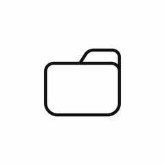 digital file folder icon sign vector