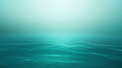 Fototapeta premium Calming teal water surface abstract background