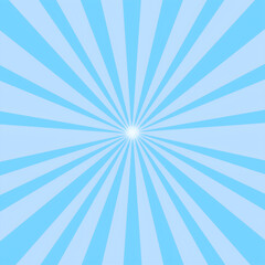 Blue Radial Burst Background, blue Sunburst Light Ray Pattern Design