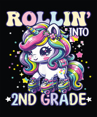 This 2nd grade first day of school design is a great present for youth, kids, boys or girls ready to crush or teacher appreciation week, back to school